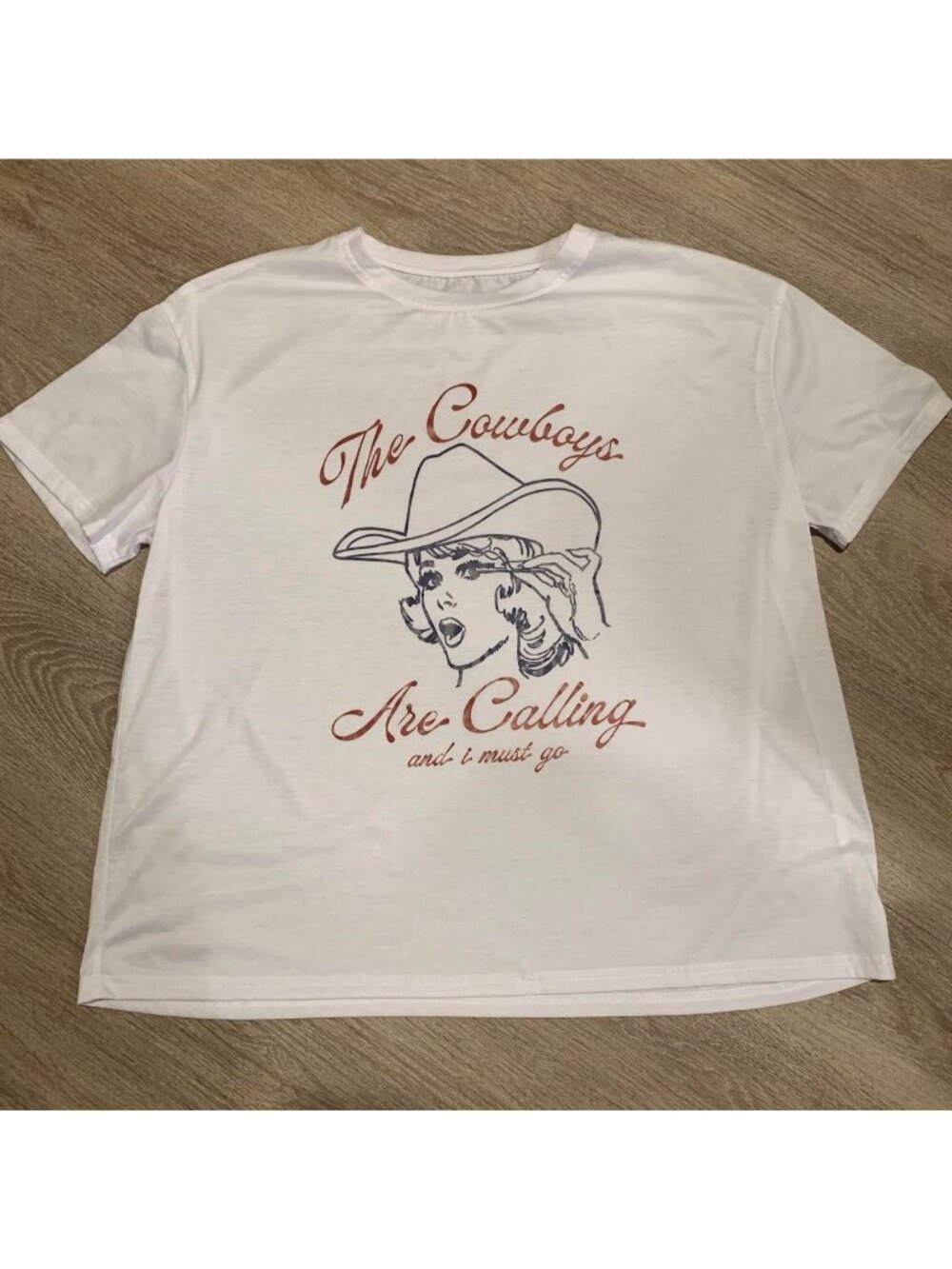 SHEIN "The Cowboys are Calling and I Must Go" T-Shirt Size 2XL